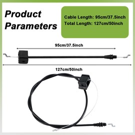 ZAMDOE 112-8818 Brake Cable Replacement for 20" Rear Bagging for 22" Recycler Lawn Mower for Toro 20330 20339 10642 10603 10641 20331 20314 20316 20318 20323 20338 20350 20351 and More