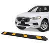 Elementool Heavy-Duty Rubber Parking Curb1 with 8 Reflective Strips -