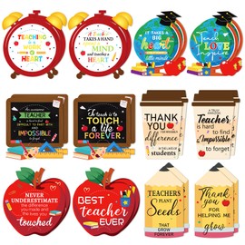 24 fundas para tarjetas de regalo de agradecimiento al profesor, para regalo de graduación a granel para el mejor maestro del año