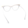 SA106 Womens High Point Squared Half Rim Look Cat Eye