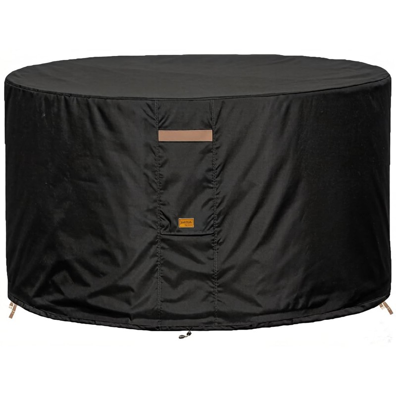 Garden Balsam 600D Heavy Duty Waterproof Patio Fire Pit Cover