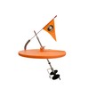 Nordic Legend Aurora Series Round Tip-Up with Orange Pole Flags