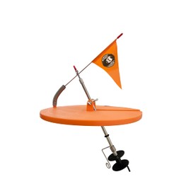 Nordic Legend Aurora Series Round Tip-Up with Orange Pole Flags