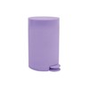 MSV OSAKI Bathroom Pedal Bin 3L Lavender Matt Lavande Mat