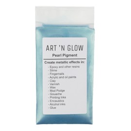 Mica Pearl Pigment Powder (Sky Blue) - (.88 Ounce/25 Grams) - 10+ Colors Available