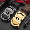 Ridoras Mens Designer Ratchet Belts for Casual Jeans with Letters