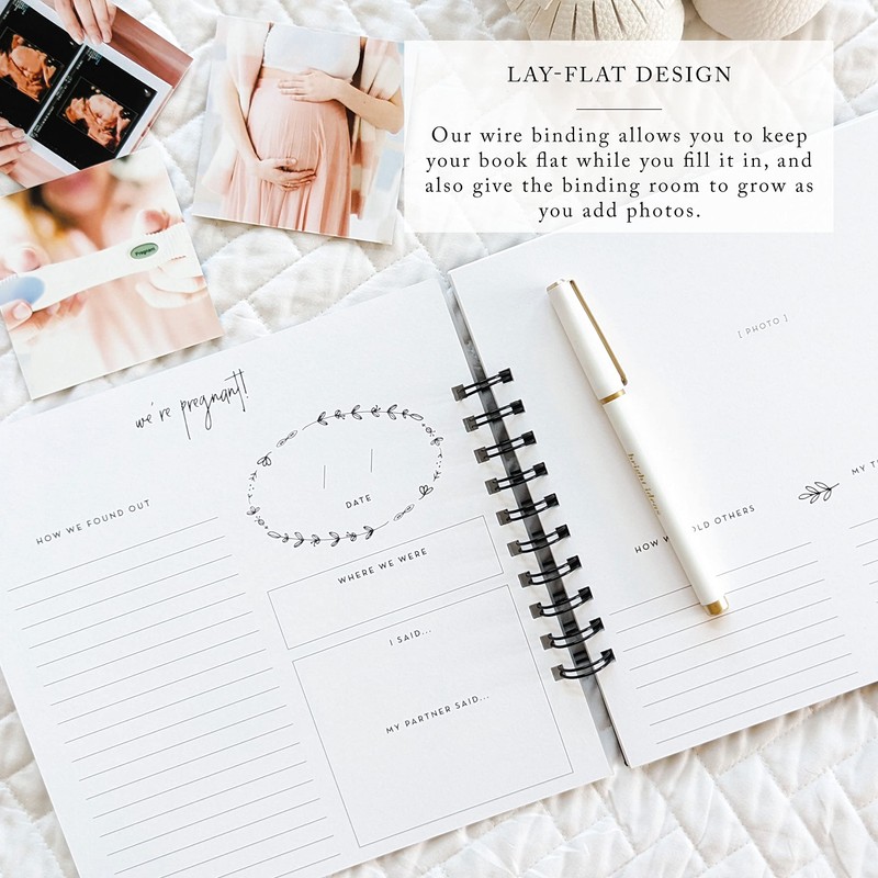 Pregnancy Journal: Welcoming Our Little One, A simple black and