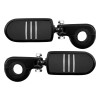 YHMTIVTU Black 1 1/4" 32mm Engine Guards Highway Foot Peg