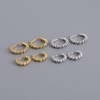 Minimalist Ball Bead Small Hoop Earrings for Women Girls Men