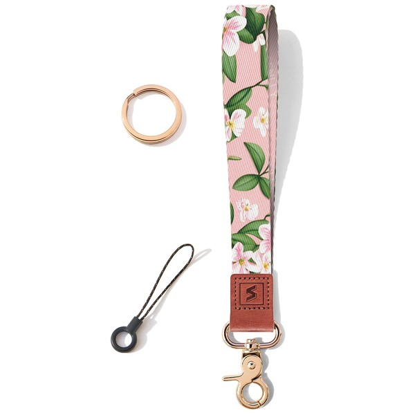 SENLLY Bracelet key chain short, original pattern design lanyard for