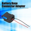 Battery Dock Power Connector Stable Portable Battery Base Adapter for