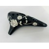 Rose Flower Ocarina 12 Hole Alto C Relief Pattern AC