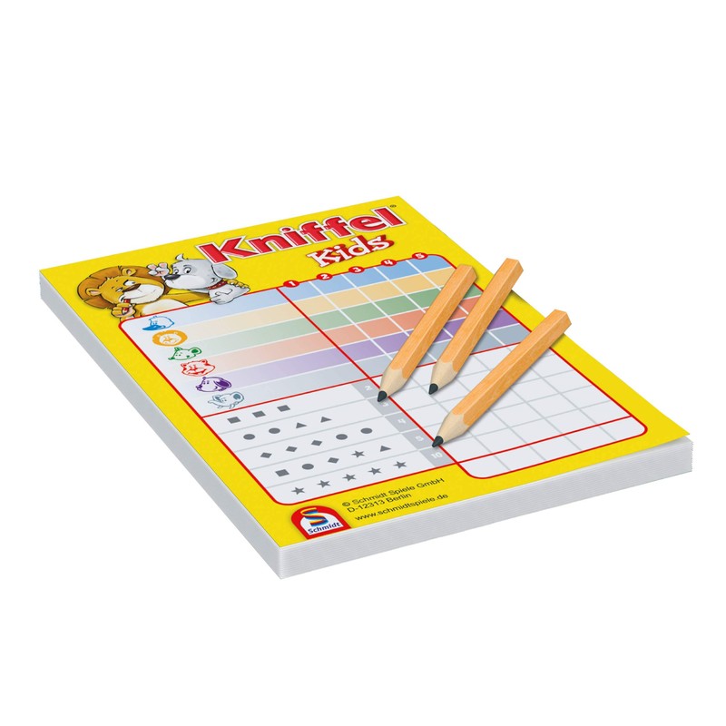 Schmidt Spiele 40535 Kniffel Kids, Kinderspiel, bunt