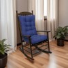 Pasrdqoyp Rocking Chair Cushion Pad, 2 Pieces Indoor/Outdoor Rocking Soft