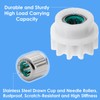 Lnngub Pack of 4 Spin Mop Replacement Parts, Plastic Spin
