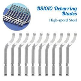 LDEXIN 10Pcs Deburring Blades BS1018 S100 Cobalt Saws Blades Deburr Cutters Trimming Scrapers
