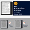 kwmobile Case Compatible with Kobo Libra Colour - Cover Faux