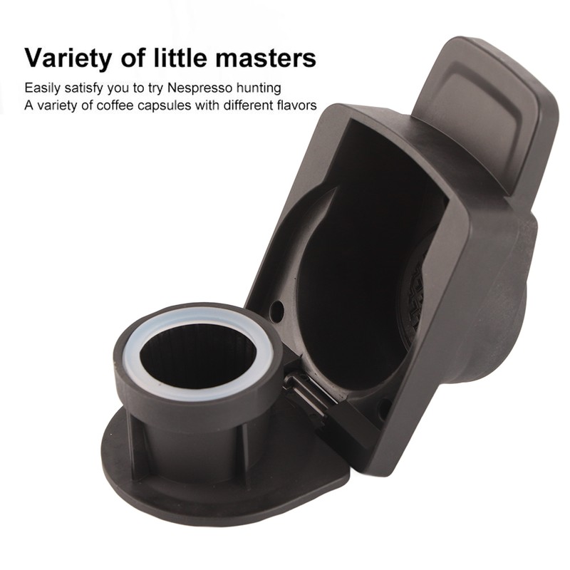 Coffee Capsule Adapter Compatible for Nespresso Coffee Machine Accessories Reusable