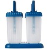 Tovolo Groovy Popsicle Molds (Set of 6) - Mess-Free Plastic