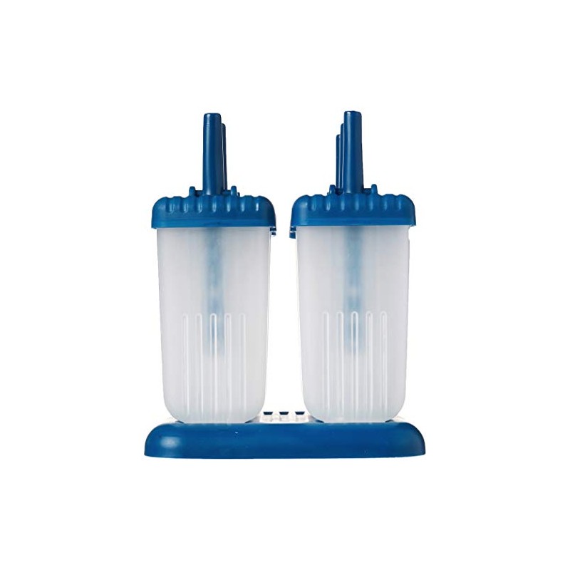 Tovolo Groovy Popsicle Molds (Set of 6) - Mess-Free Plastic