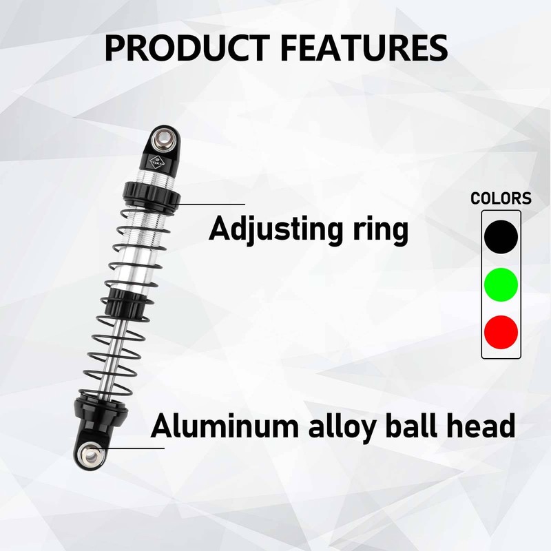 FEDCO UTB18 Shocks 92MM Long Travel Shocks Absorber for Axial