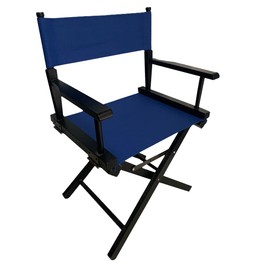 TBACW 2 Set (4pcs) Directors Chair Canvas Replacement Covers Kit for Directors Chairs,Movie Chair Replacement Canvas Seat and Back Oxford Cloth Cover for Home (Blue)