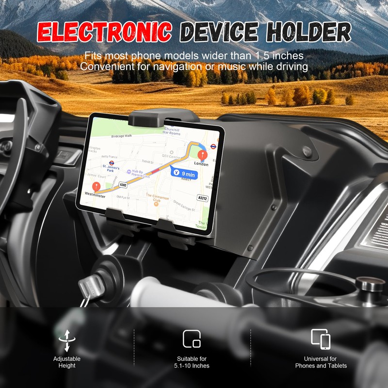 Tablet Phone GPS Holder for Honda Talon 1000R 1000X 1000X-4