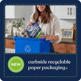 Quilted Northern Ultra Soft & Strong Toilet Paper with Paper Packaging, 6 Mega Rolls = 24 Regular Rolls White