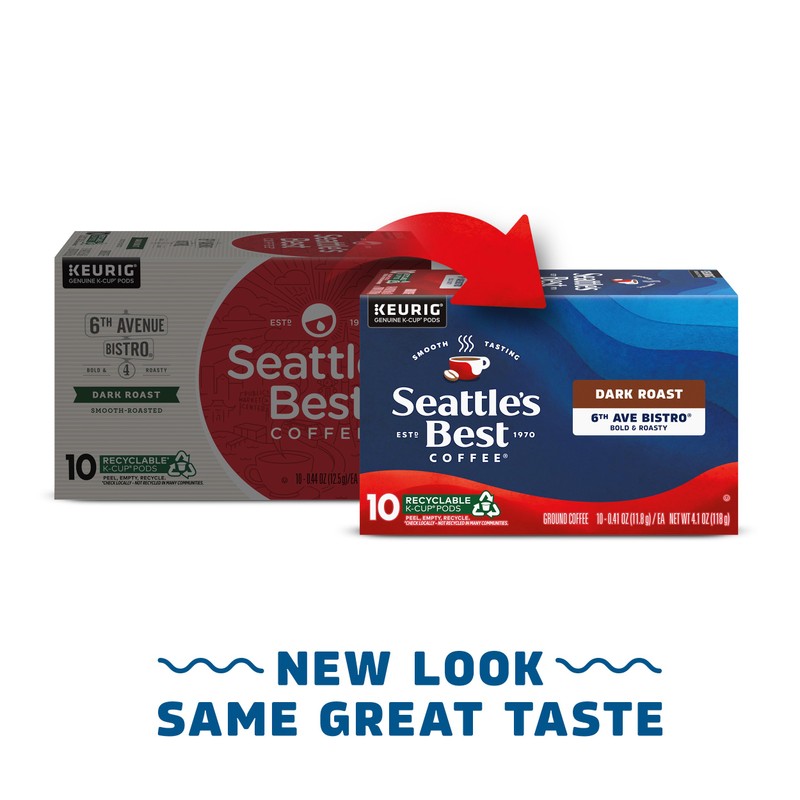 Seattle’s Best Coffee, Dark Roast K-Cup Coffee Pods, 6th Ave
