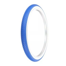 ENIX Bicycle Tire 26" x 2.125" G-5009 Light Blue/White Sidewall