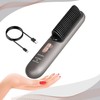 Upgraded Cordless Hair Straightened Brush, Portable Mini Straightening, Lightweight, Multifunctional