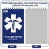 gisgfim 9Pcs EMT First Responders Vital Statistics Notepad EMS Field