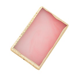 Waldd Resin Nail Art Palette Nail Polish Palette Nail Palette Nail Pallet for Nail Art (Pink)