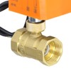DN25 2 Way 2 Wire Electric Ball Valve Normally Closed