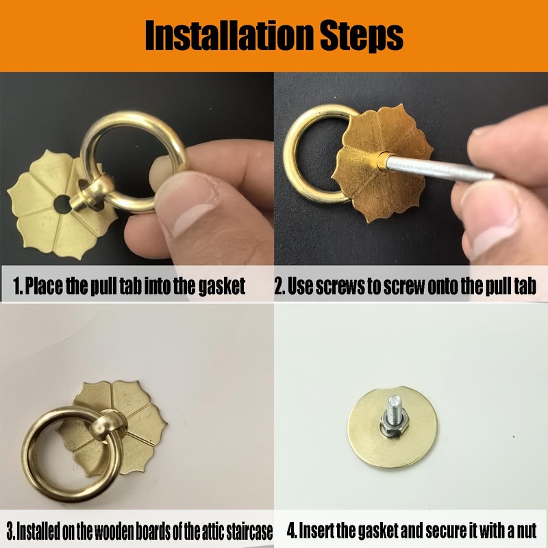 Ladder Pull Down System Kit - BCEHACBITI Attic Pull System