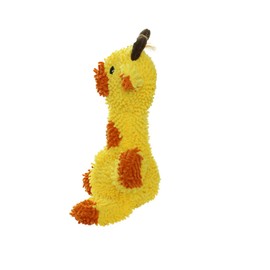 MIGHTY- Microfiber Ball Giraffe – Made with Squeaker Balls and Minimal Stuffing. Strong & Tough. Interactive Play Dog Toy. Machine Washable & It Floats.… (Medium)