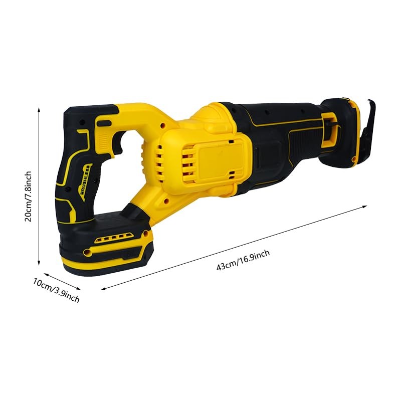 Cordless Reciprocating Saw, 20V battery compatible, wireless reciprocating saw (tool