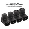 4pcs IEC320 C14 to IEC320 C13 Power Adapter Professional C14