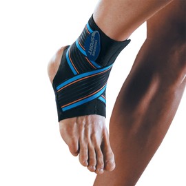 Thuasne Sport - Knöchelbandage Strapping - Ligamentäre Knöchelbandage, Homogener Halt - Leichte Verstauchung, Instabiler Knöchel - Stützkraft 4/5 - Medizinisches Produkt CE