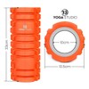 Yoga Studio SMR Trigger Point Grid Foam Massage Roller (Orange)