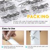 Swpeet 110Pcs 304 Stainless Steel Cotter Pin Hair Pin Hitch