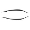 1 Pair Headlight Eyebrow Left Right Fade Proof Front Headlight