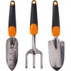 Fiskars 384490-1001 Ergo Garden Tool Set, Regular Package, Black/Orange