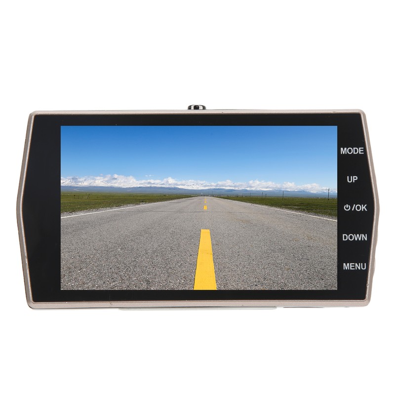 Car Driving Recorder DVR 4in IPS Screen 170° Wide Angle