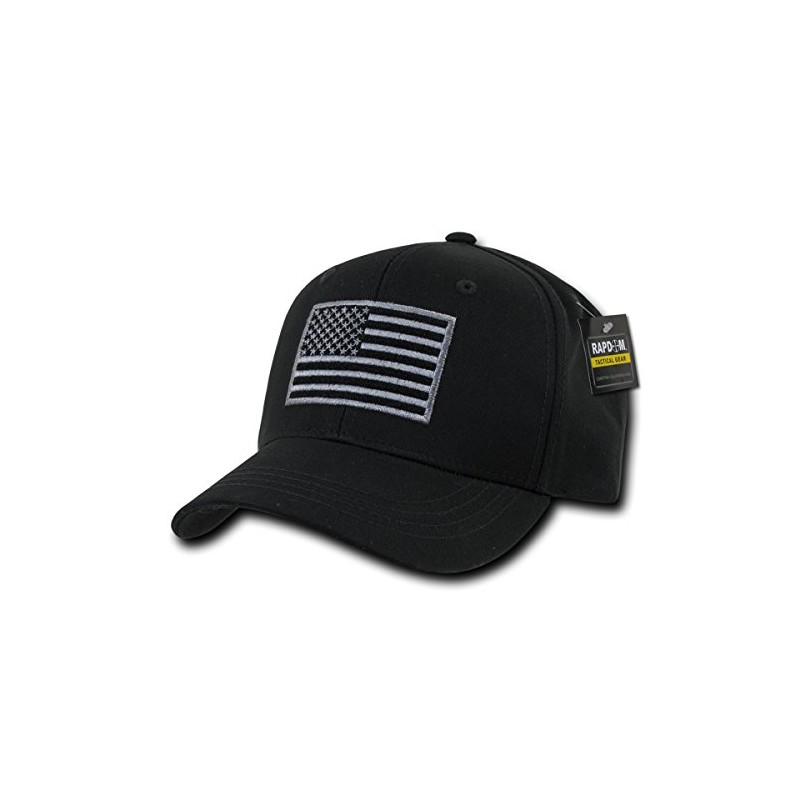 RAPDOM Tactical T76-USA-BLK Embroidered Operator Cap, Black