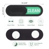 sourcing map Dishwasher Magnet Clean Dirty Sign Oval Magnetic Dishwasher