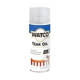 Watco Teak Oil Wood Finish Spray, 11.25 oz, Clear