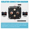 Newdeli 200Amp Battery Isolator 12V Relay Continuous Battery Isolator and