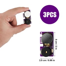 3pcs Prank Device, Cricket Noise Maker Prank Beeping for Several Months Hidden Sound Prank Includes Cricket Chirps, Beeps and More Noise Making Prank Device for Adults, Purple