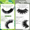 3d Plant Fibre Russian Strip Lashes, D Curl Lash Strips,